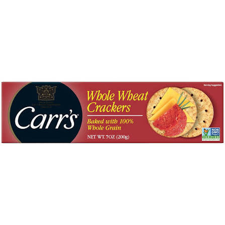 Carr's Whole Wheat Crackers, 7 oz.