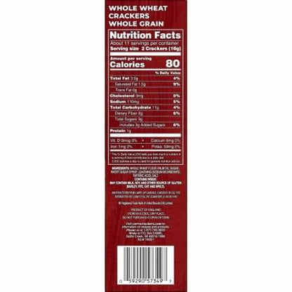 Carr's Whole Wheat Crackers, 7 oz.