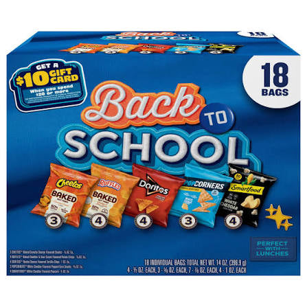 Frito-Lay Back to School Snacks Variety Pack, 14 oz.