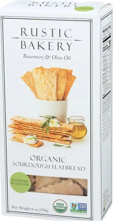 Rustic Bakery Organic Sourdough Rosemary & Olive Oil Flatbread, 6 oz.