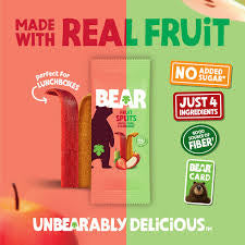 Bear Fruit Splits Apple, Pear & Strawberry, 3.5 oz.