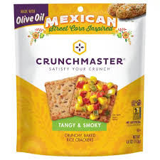 Crunchmaster Mexican Tangy & Smoky Rice Crackers, 4 oz.