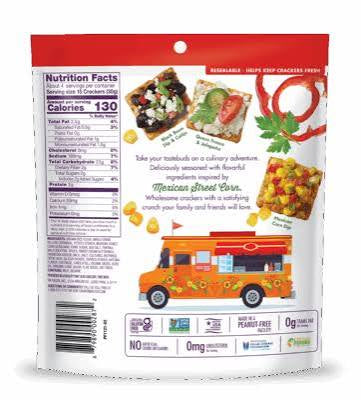 Crunchmaster Mexican Tangy & Smoky Rice Crackers, 4 oz.