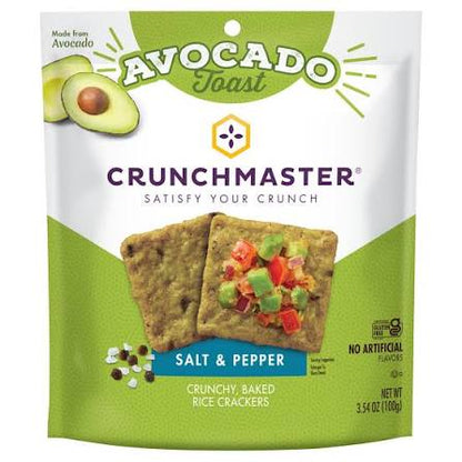Crunchmaster Salt & Pepper Rice Crackers, 3.54 oz.