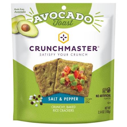 Crunchmaster Salt & Pepper Rice Crackers, 3.54 oz.