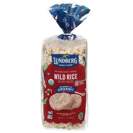Lundberg Family Farms Wild Rice Brown Rice Cakes, 7.1 oz.