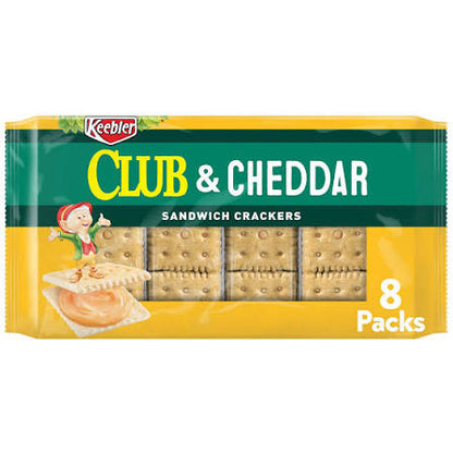 Keebler Club & Cheddar Sandwich Crackers, 8 ct.