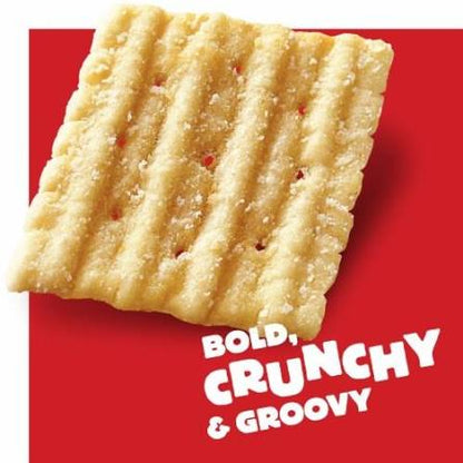 Cheez-It Grooves Sharp White Cheddar Crackers, 9 oz.