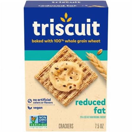 Triscuit Reduced Fat Crackers, 7.5 oz.