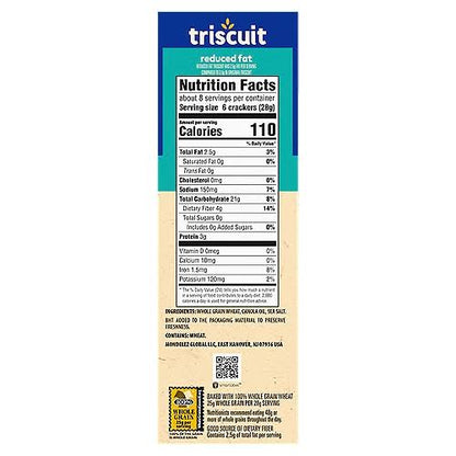 Triscuit Reduced Fat Crackers, 7.5 oz.
