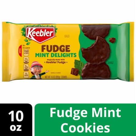 Keebler Fudge Mint Delights Cookies Dunked in Fudge, 10 oz.