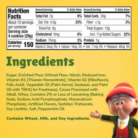 Keebler Fudge Mint Delights Cookies Dunked in Fudge, 10 oz.