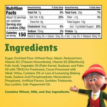 Keebler Fudge Mint Delights Cookies Dunked in Fudge, 10 oz.