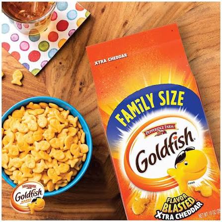 Pepperidge Farm Goldfish Xtra Cheddar Crackers, 10 oz.