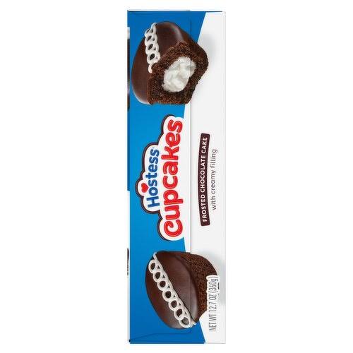 Hostess Frosted Chocolate Cake Cupcakes, 12.7 oz.