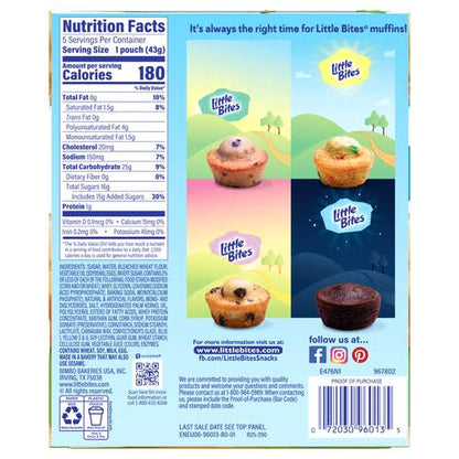 Entenmann's Party Cake & Sprinkles Mini Muffins, 7.5 oz.