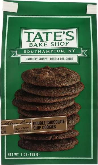 Tate's Bake Shop Double Chocolate Chip Cookies, 7 oz.