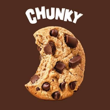 Chips Ahoy! Chunky chocolate chip cookies, including a broken cookie showing chocolate chunks.