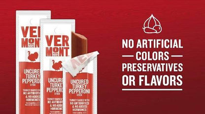 Vermont Smoke & Cure Uncured Turkey Pepperoni Sticks, 6 oz. — additional product image 4.