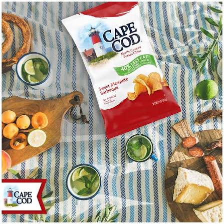 Cape Cod Sweet Mesquite Barbeque Kettle Cooked Potato Chips, 7.5 oz. — additional product image 4.