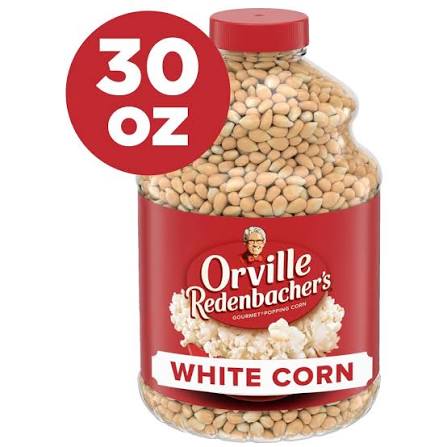 Orville Redenbacher's Gourmet White Popping Corn, 30 oz. — front package view.