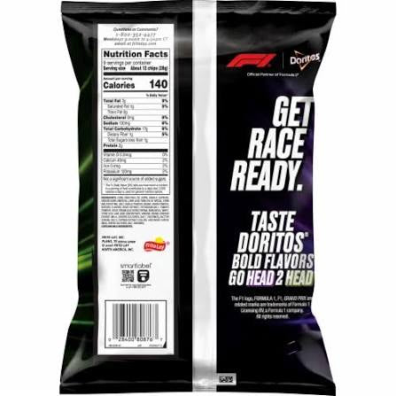 Doritos Chimichurri Lime Flavored Tortilla Chips, 8 oz. — additional product image 2.