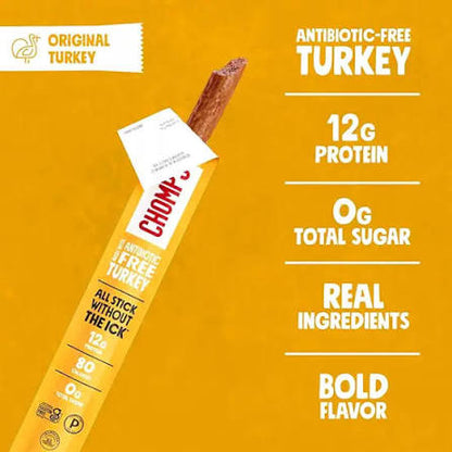 Chomps Zero Sugar Mild Original Turkey Sticks, 9.2 oz. — additional product image 4.