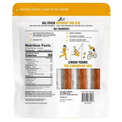 Chomps Zero Sugar Mild Original Turkey Sticks, 9.2 oz. — additional product image 2.