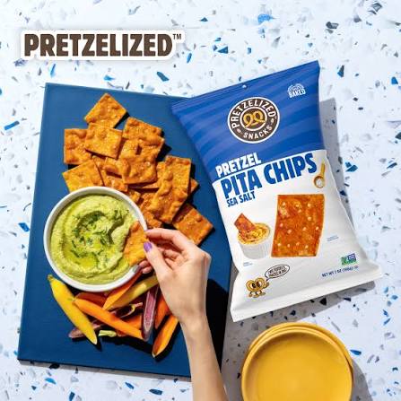 Pretzelized Snacks Sea Salt Pretzel Pita Chips, 7 oz. — additional product image 3.