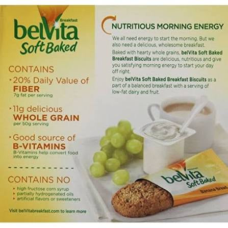 belVita Soft Baked Banana Bread Breakfast Biscuits, 8.8 oz. — additional product image 2.