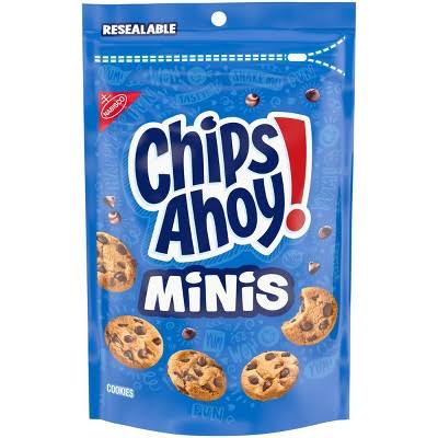 Chips Ahoy! Minis Cookies, 8 oz. — front package view.