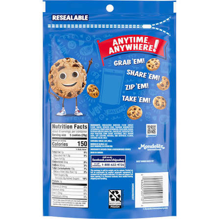 Chips Ahoy! Minis Cookies, 8 oz. — additional product image 3.