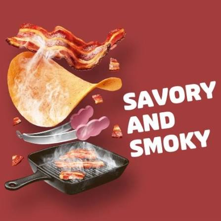 Pringles Smoky Bacon Potato Crisps, 5.5 oz. — additional product image 5.