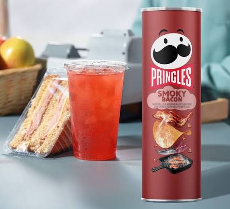 Pringles Smoky Bacon Potato Crisps, 5.5 oz. — additional product image 7.