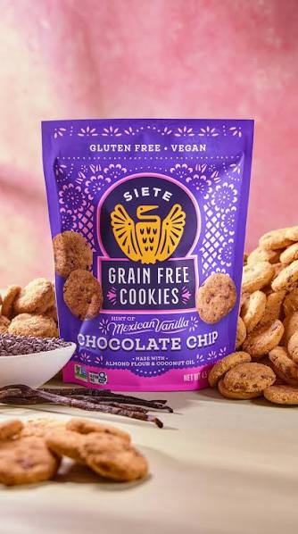 Siete Grain Free Chocolate Chip Cookies, 4.5 oz. — additional product image 7.
