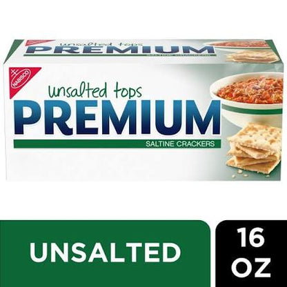 Premium Unsalted Tops Saltine Crackers, 16 oz. — additional product image 2.