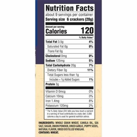 Triscuit Everything Crackers, 8.5 oz. — additional product image 3.