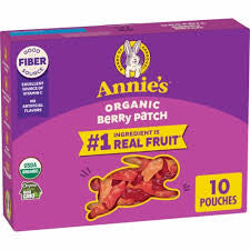 Annie's Organic Bunny Berry Patch Fruit Snacks, 7 oz. — front package view.
