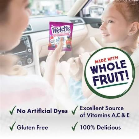 Welch's Berries 'N Cherries Fruit Snacks Family Size, 40 ct. — additional product image 6.
