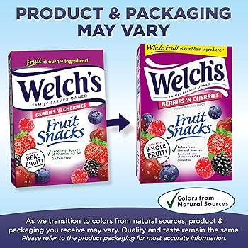 Welch's Berries 'N Cherries Fruit Snacks Family Size, 40 ct. — additional product image 4.