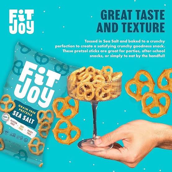 FitJoy Grain Free Sea Salt Pretzels, 5 oz. — additional product image 3.