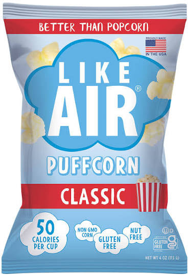 Like Air Classic Puffcorn, 4 oz. — front package view.