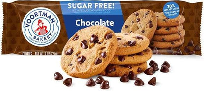 Voortman Bakery Zero Sugar Chocolate Chip Cookies, 8 oz. — additional product image 2.