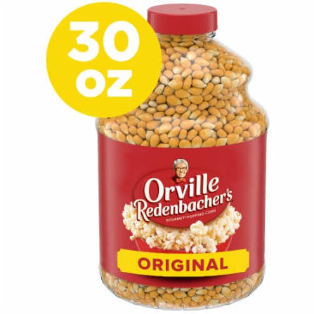 Orville Redenbacher's Original Gourmet Popcorn Kernels, 30 oz. — front package view.