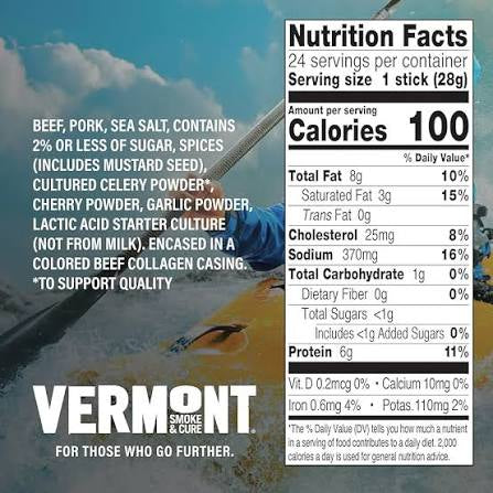 Vermont Smoke & Cure Mini Stick Meat Snacks Variety Pack, 6 oz. — additional product image 4.