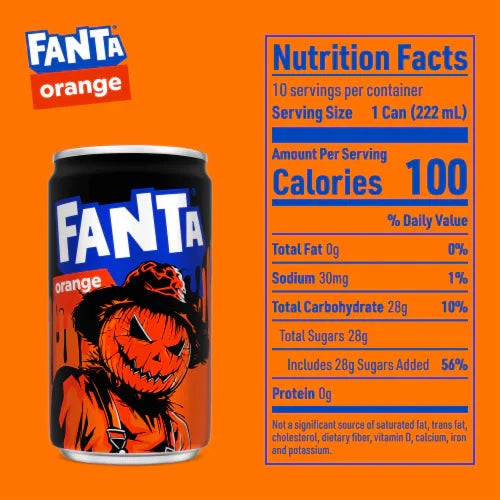 Fanta Orange Soda Mini Cans Club Pack, 30 ct., 7.5 oz. — additional product image 3.
