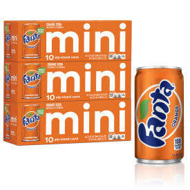 Fanta Orange Soda Mini Cans Club Pack, 30 ct., 7.5 oz. — additional product image 2.