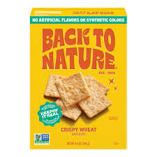 Back to Nature Crispy Wheat Crackers, 6.5 oz.