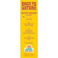 Back to Nature Crispy Wheat Crackers, 6.5 oz. — product image 2