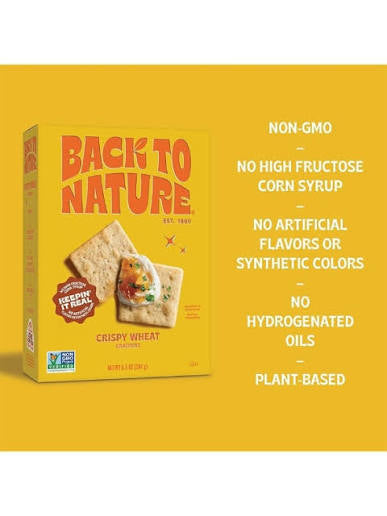 Back to Nature Crispy Wheat Crackers, 6.5 oz. — product image 5